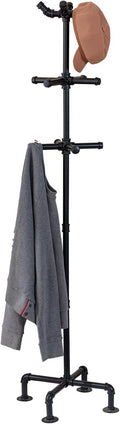 Industrial Pipe Design Coat Rack Stand