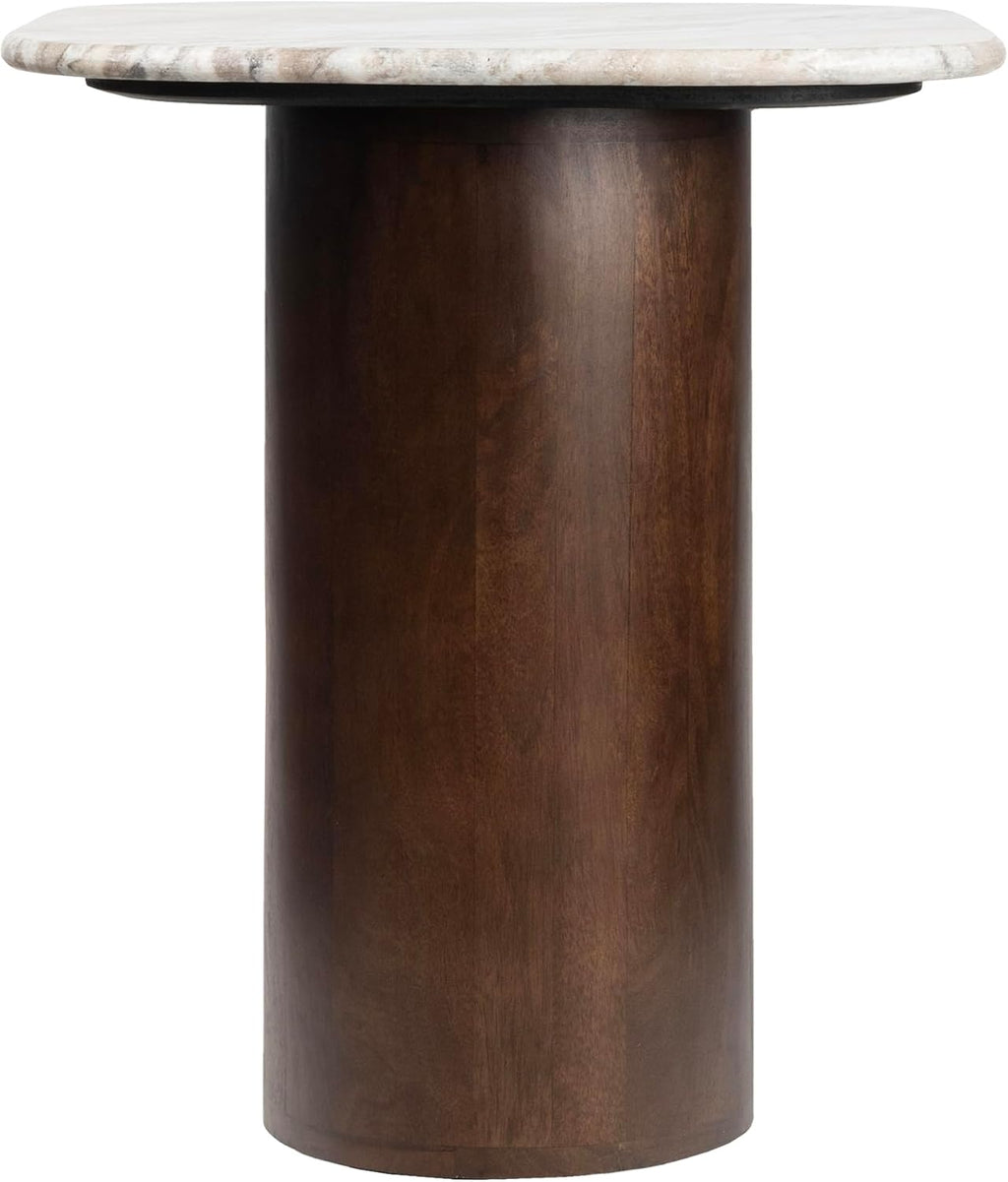 Milos Square Marble Side Table