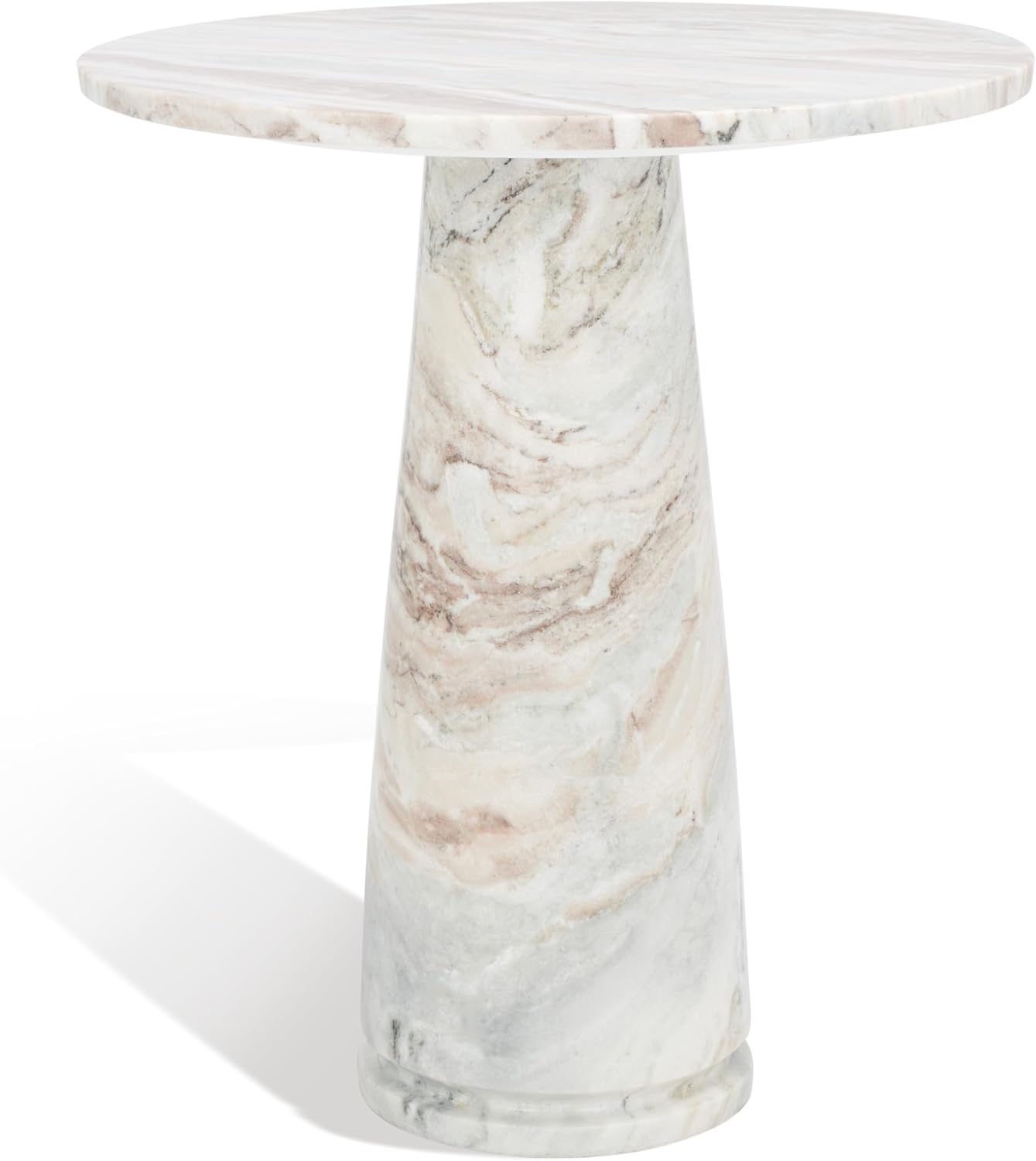 Valentia Tall Marble Accent Table