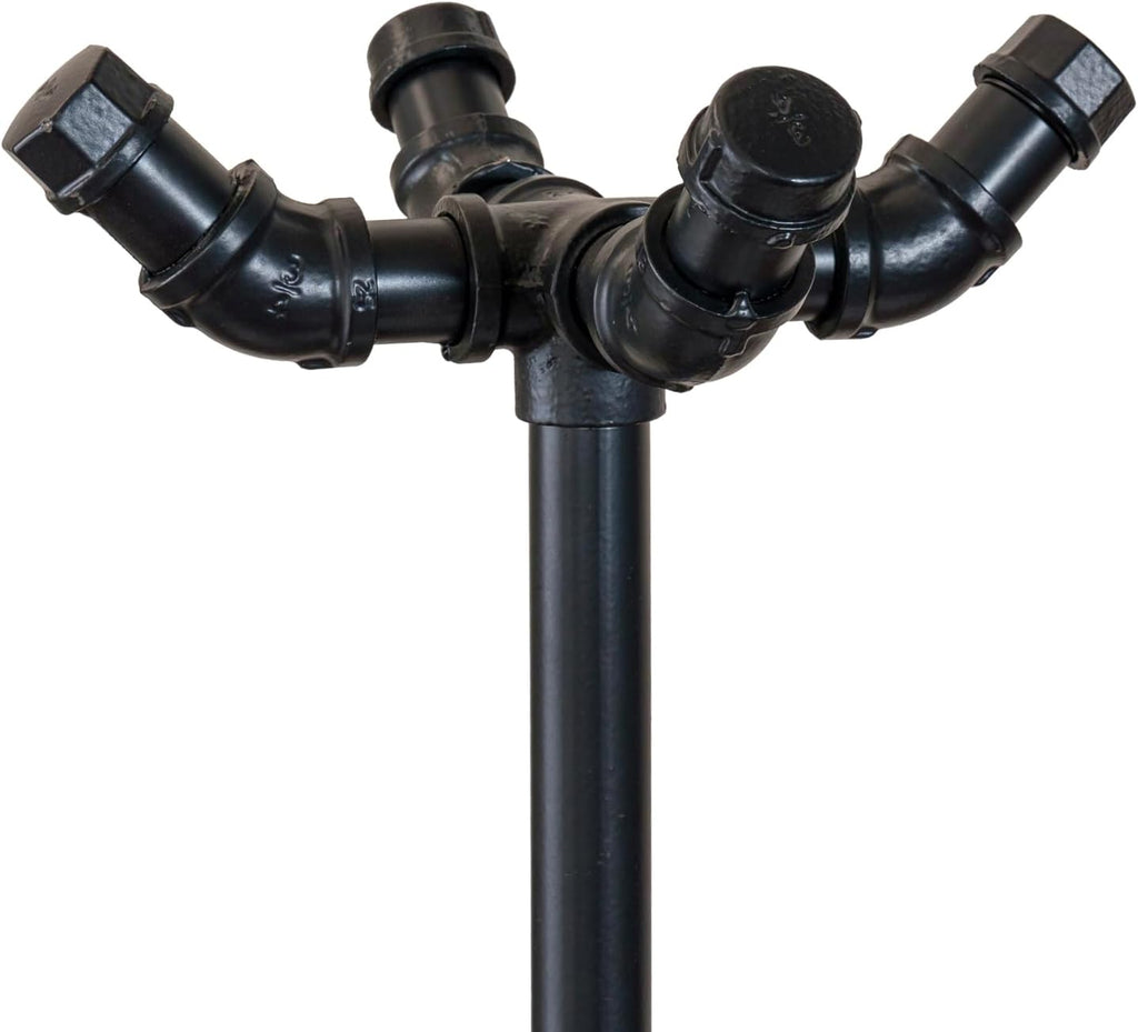 Industrial Pipe Design Coat Rack Stand