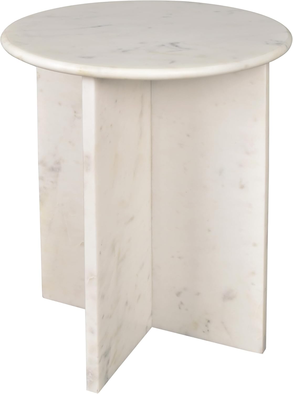 Javier Round Marble End Table