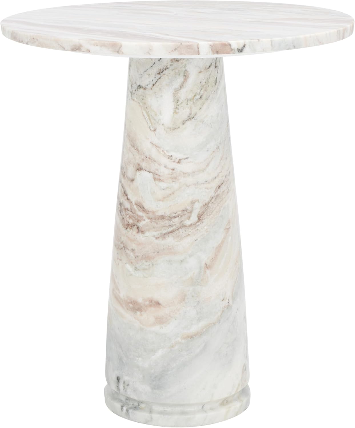 Valentia Tall Marble Accent Table