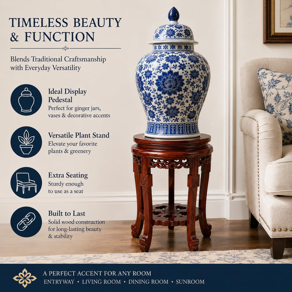 Top Chinese Rosewood Plant Stand