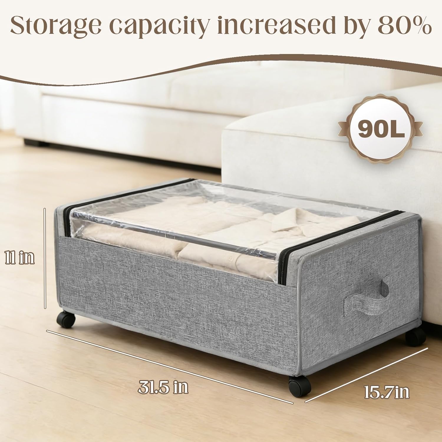 Metal Under Bed Storage Drawers