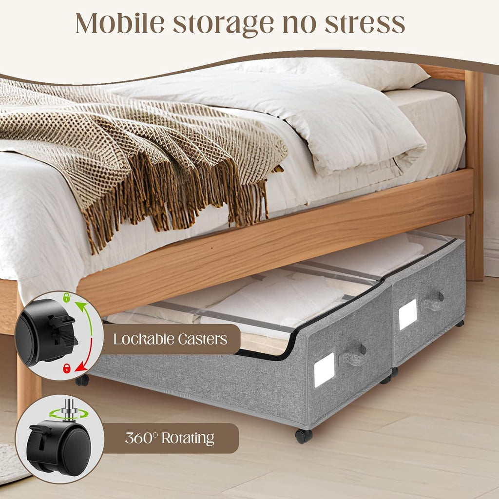 Metal Under Bed Storage Drawers