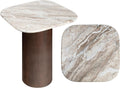 Milos Square Marble Side Table