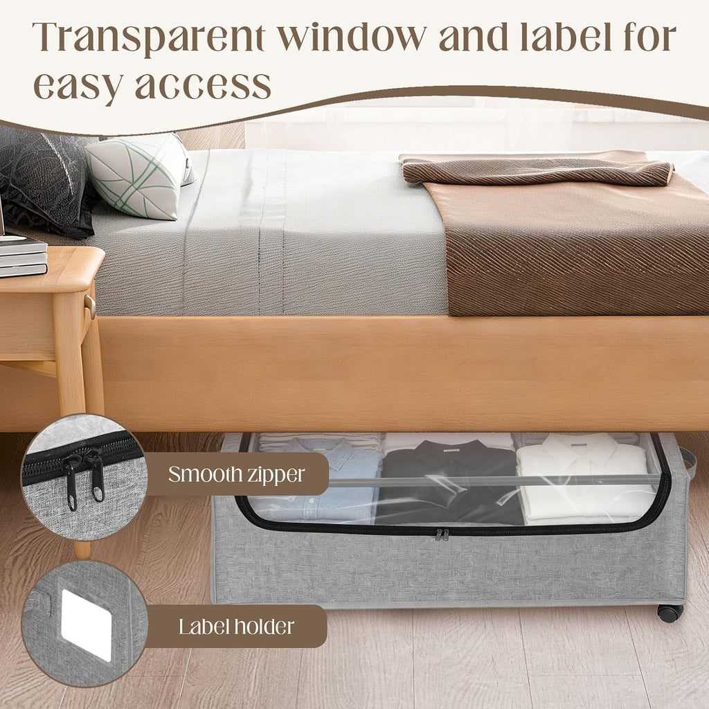 Metal Under Bed Storage Drawers