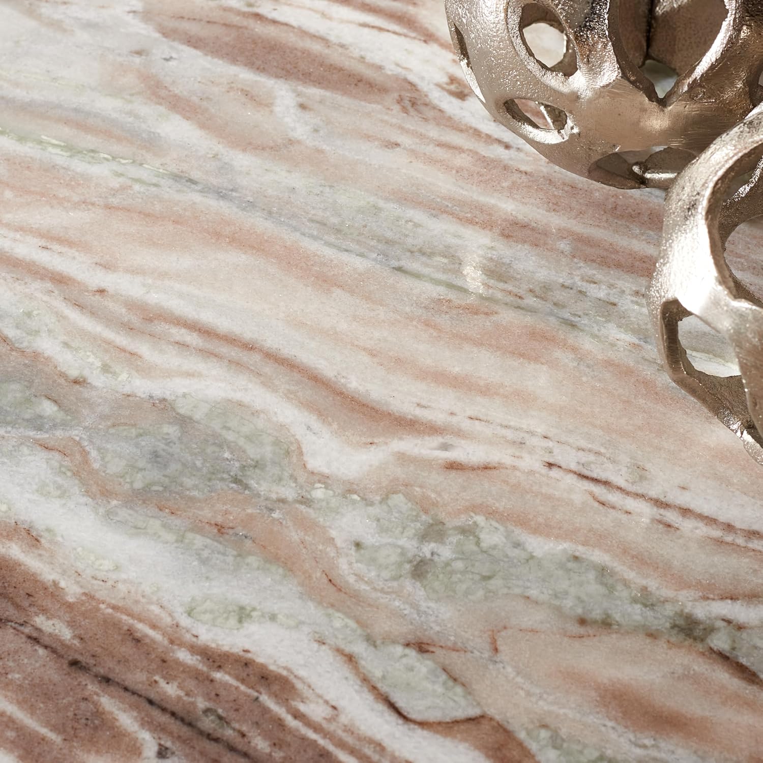 Valentia Tall Marble Accent Table
